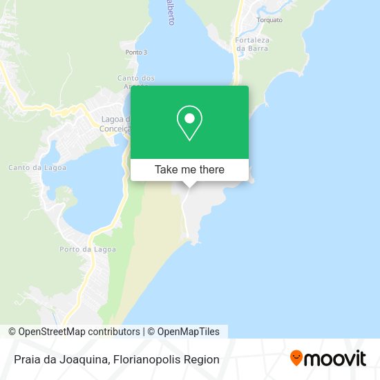 Praia da Joaquina map