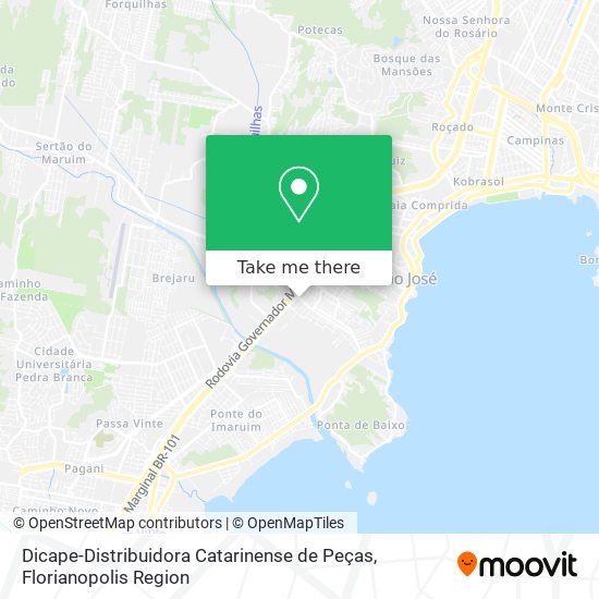 Dicape-Distribuidora Catarinense de Peças map
