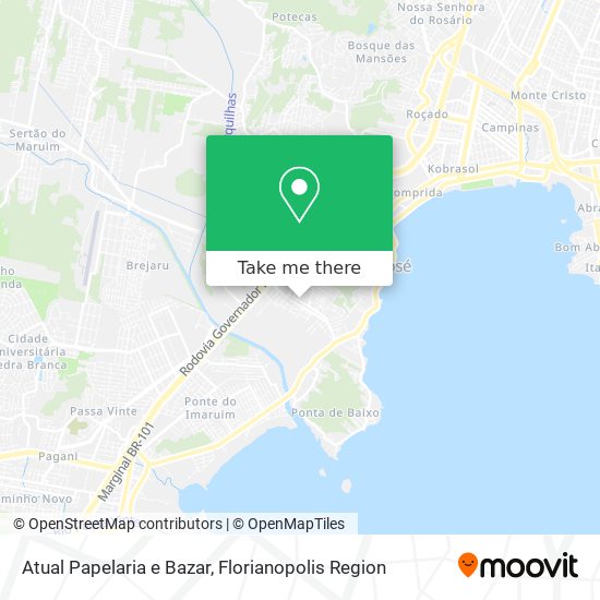 Atual Papelaria e Bazar map
