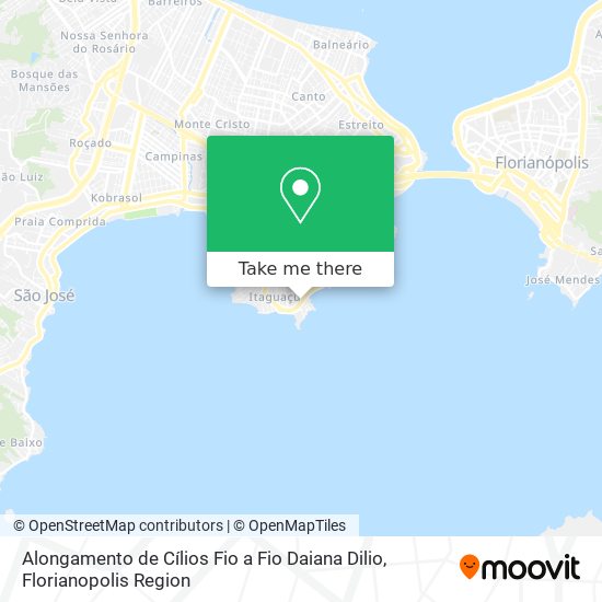 Alongamento de Cílios Fio a Fio Daiana Dilio map