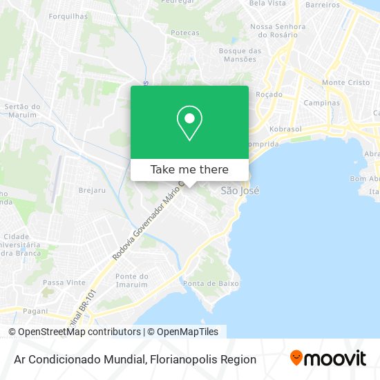 Ar Condicionado Mundial map