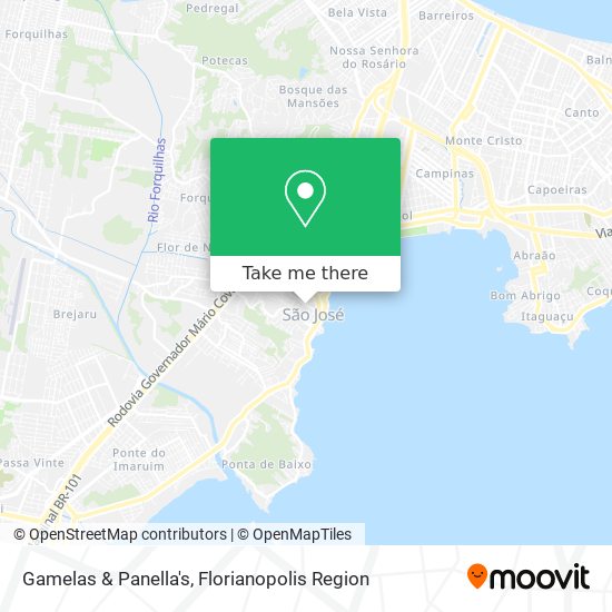 Gamelas & Panella's map