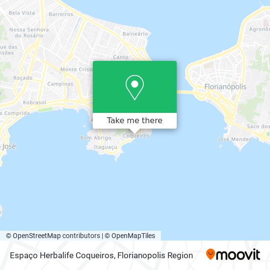 Espaço Herbalife Coqueiros map