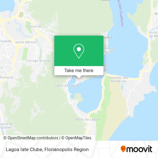 Lagoa Iate Clube map