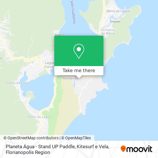 Planeta Água - Stand UP Paddle, Kitesurf e Vela map