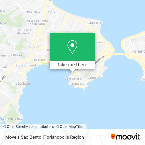 Moveis Sao Bento map