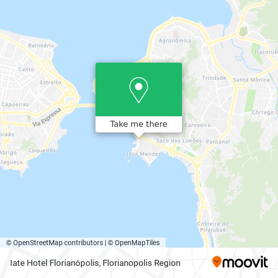 Iate Hotel Florianópolis map