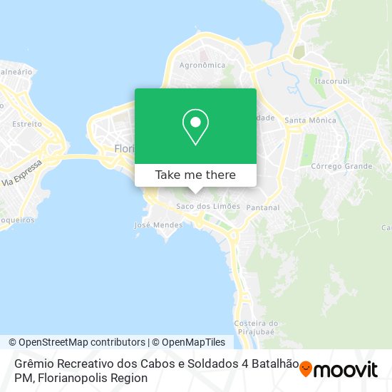 Grêmio Recreativo dos Cabos e Soldados 4 Batalhão PM map
