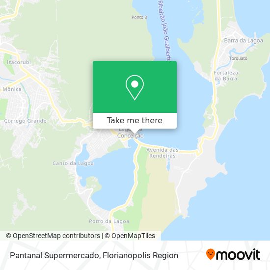 Pantanal Supermercado map