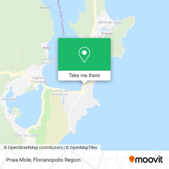 Praia Mole map