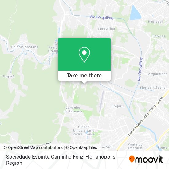 Sociedade Espírita Caminho Feliz map