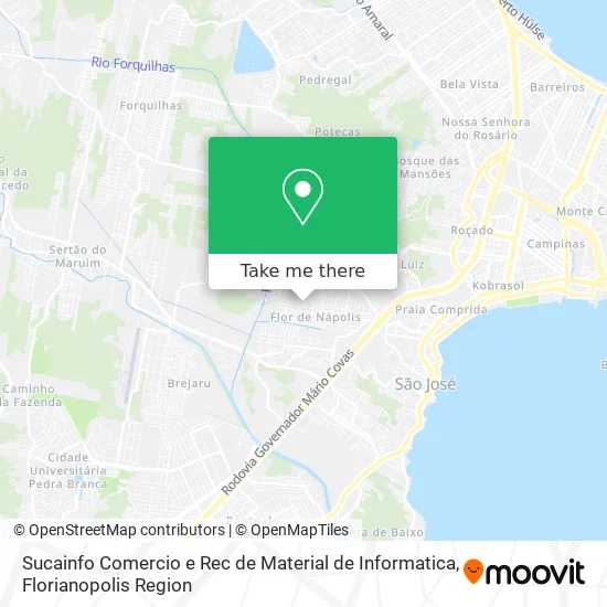 Sucainfo Comercio e Rec de Material de Informatica map