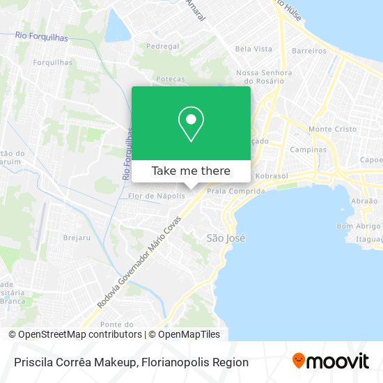 Priscila Corrêa Makeup map