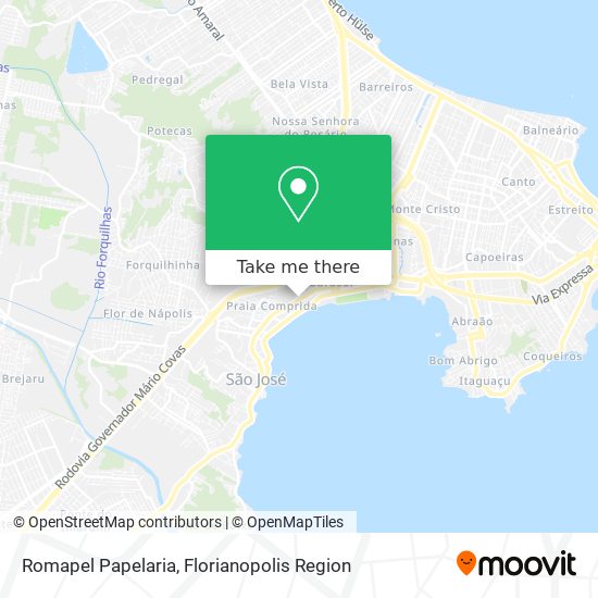 Mapa Romapel Papelaria