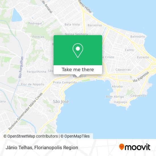 Jânio Telhas map