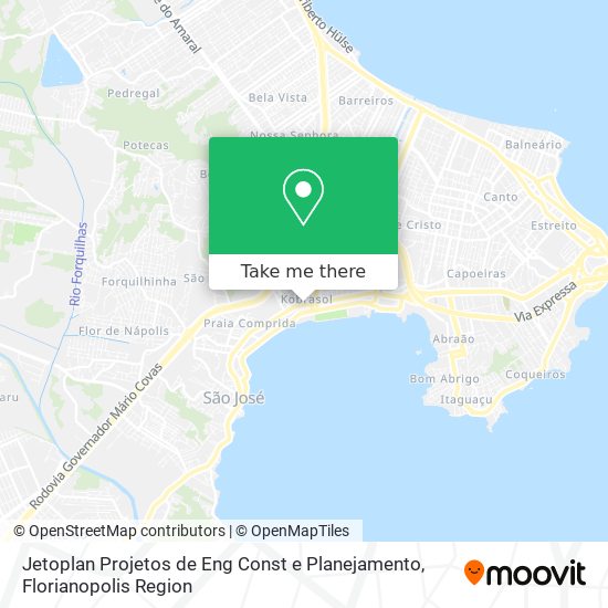 Jetoplan Projetos de Eng Const e Planejamento map