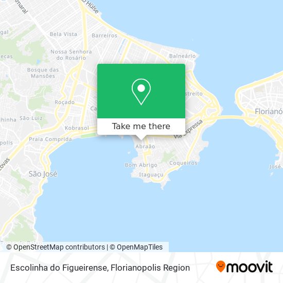 Escolinha do Figueirense map