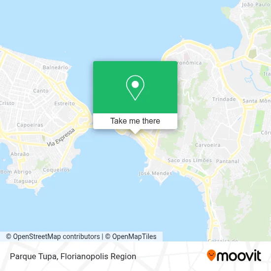 Parque Tupa map
