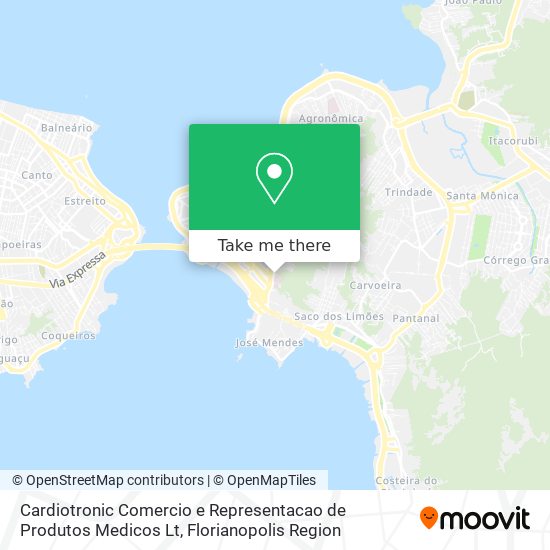 Cardiotronic Comercio e Representacao de Produtos Medicos Lt map