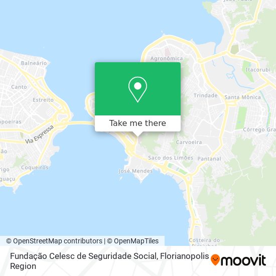 Fundação Celesc de Seguridade Social map