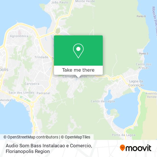 Mapa Audio Som Bass Instalacao e Comercio