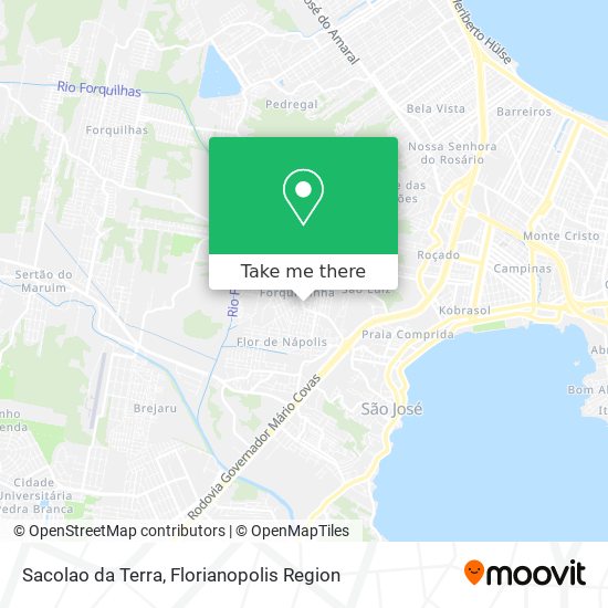 Sacolao da Terra map