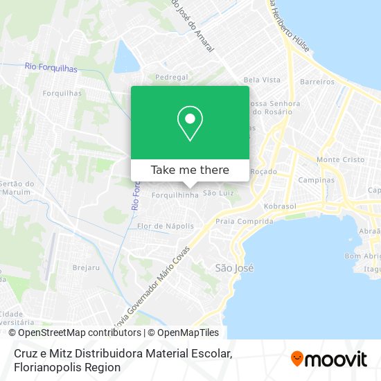 Cruz e Mitz Distribuidora Material Escolar map