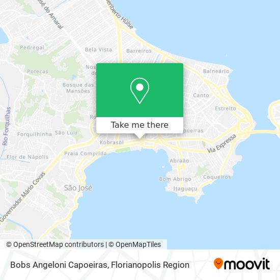 Bobs Angeloni Capoeiras map