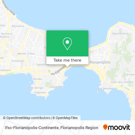 Ifsc-Florianópolis-Continente map