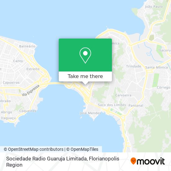 Mapa Sociedade Radio Guaruja Limitada