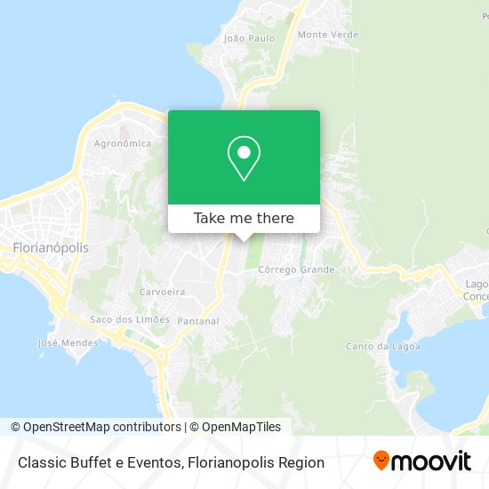 Classic Buffet e Eventos map