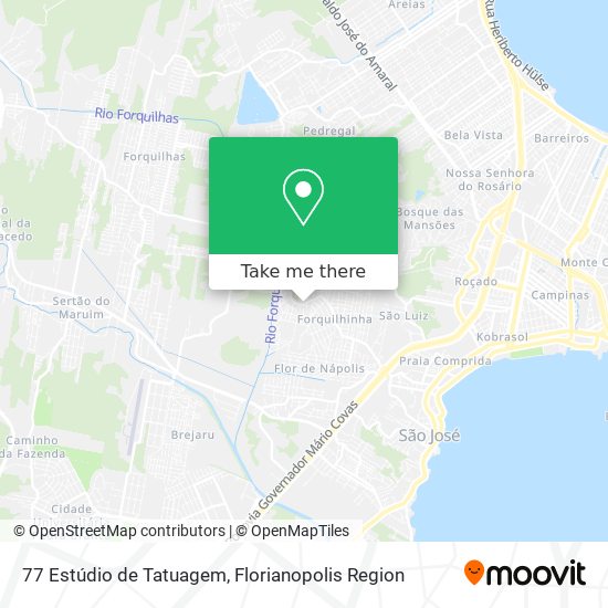 77 Estúdio de Tatuagem map