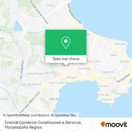 Cresval Comercio Construcoes e Servicos map