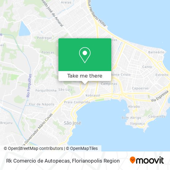 Rk Comercio de Autopecas map