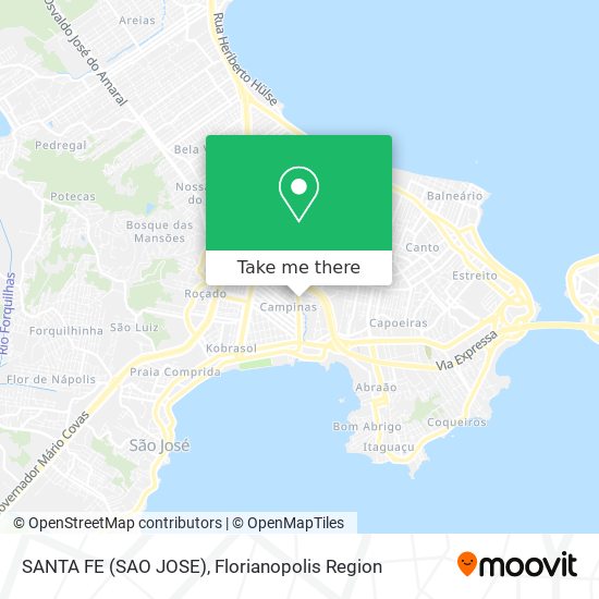 SANTA FE (SAO JOSE) map