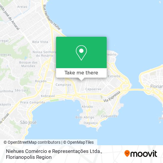 Niehues Comércio e Representações Ltda. map
