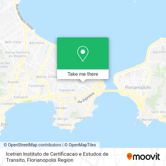 Icetran Instituto de Certificacao e Estudos de Transito map