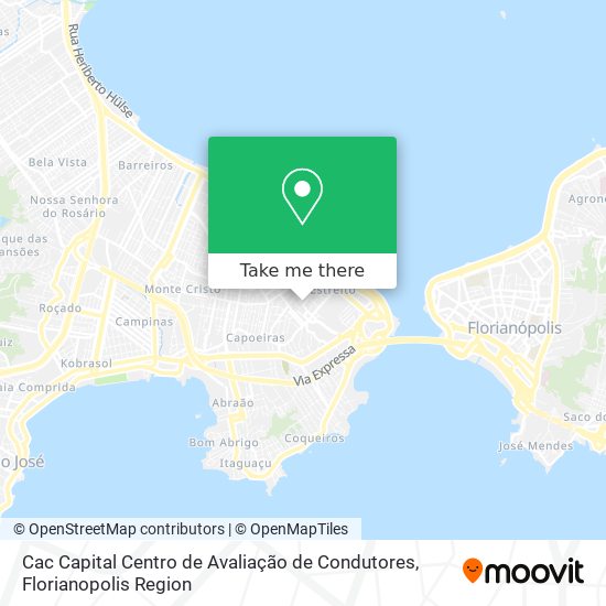 Cac Capital Centro de Avaliação de Condutores map