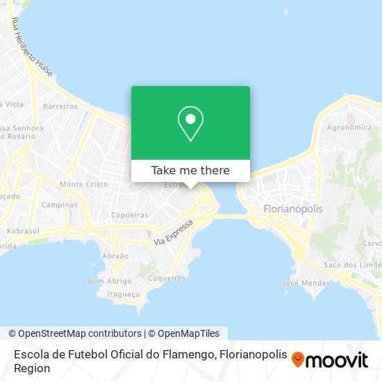 Escola de Futebol Oficial do Flamengo map