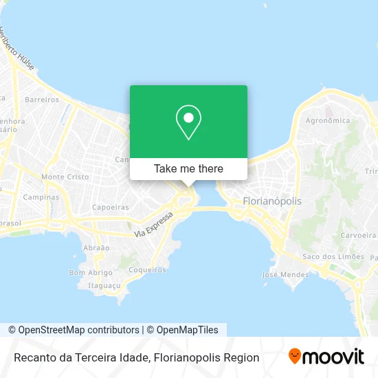 Recanto da Terceira Idade map