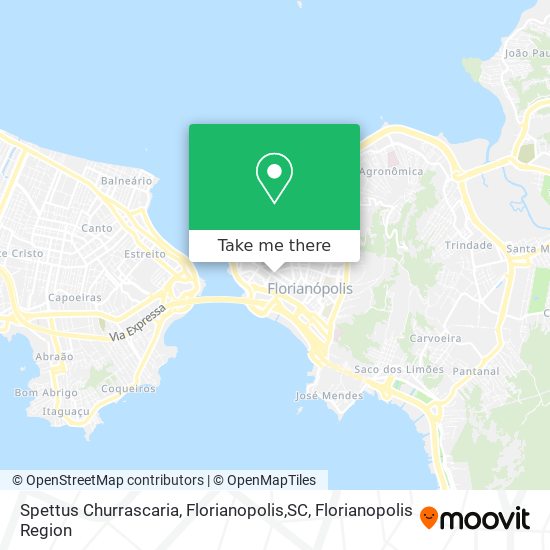 Spettus Churrascaria, Florianopolis,SC map
