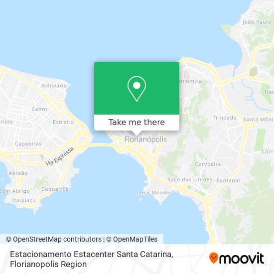 Mapa Estacionamento Estacenter Santa Catarina