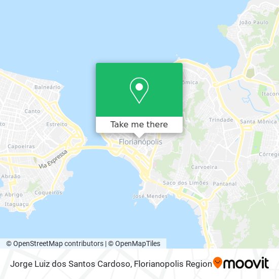 Jorge Luiz dos Santos Cardoso map