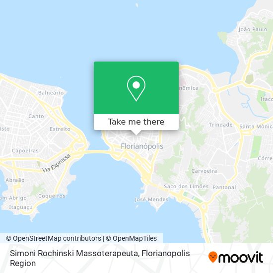 Simoni Rochinski Massoterapeuta map