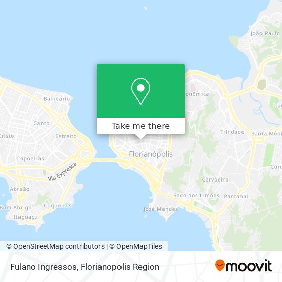 Fulano Ingressos map