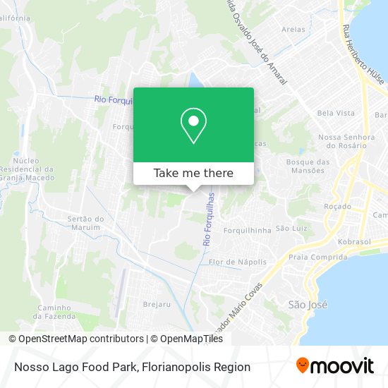 Nosso Lago Food Park map