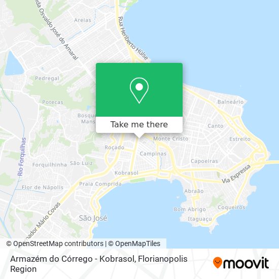 Armazém do Córrego - Kobrasol map