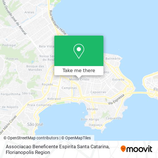 Associacao Beneficente Espirita Santa Catarina map