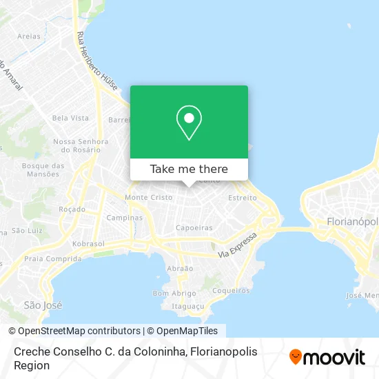 Creche Conselho C. da Coloninha map