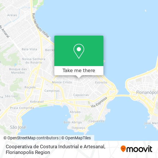 Cooperativa de Costura Industrial e Artesanal map